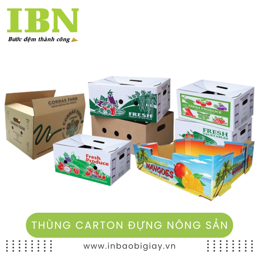 Thùng Carton Đựng Nông Sản 19 thùng carton đựng nông sản