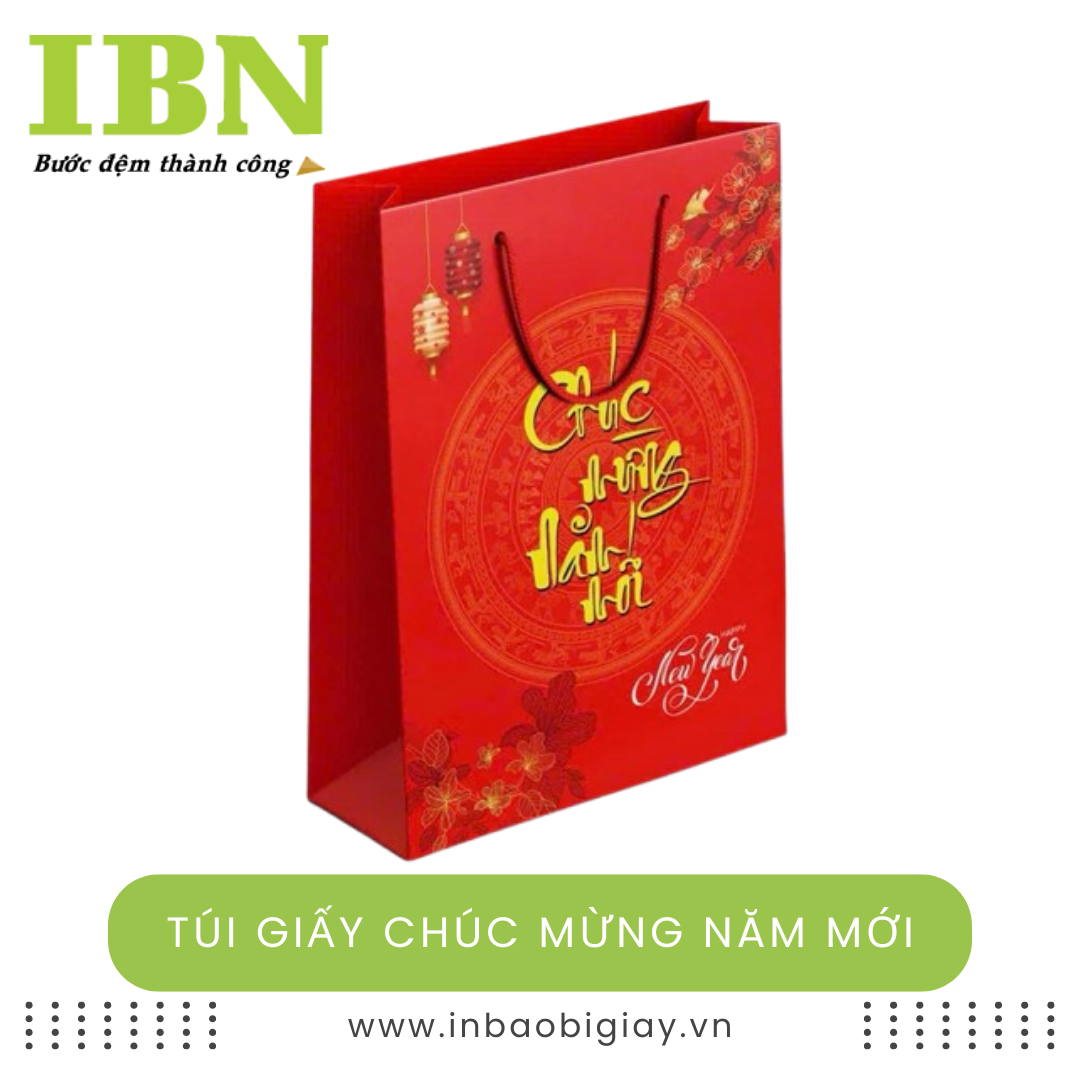 Túi Giấy Chúc Mừng Năm Mới 23 Túi Giấy Chúc Mừng Năm Mới