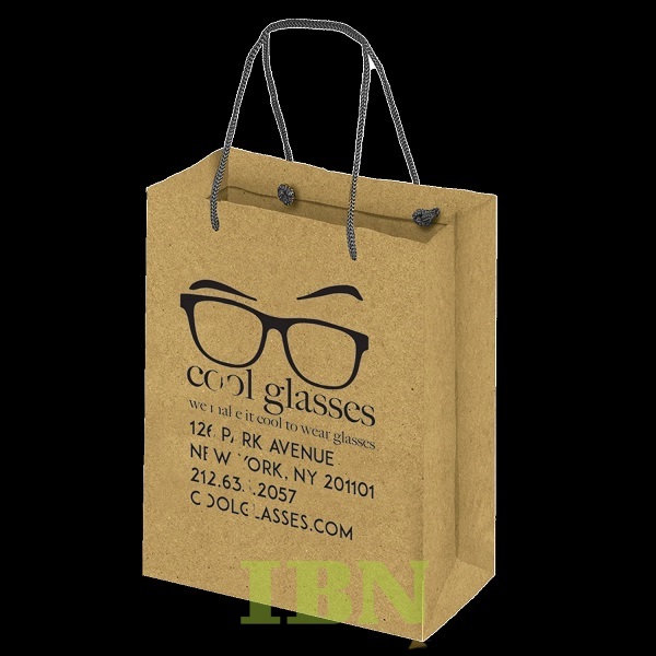 Mẫu túi giấy đựng kính mắt phong cách vintage