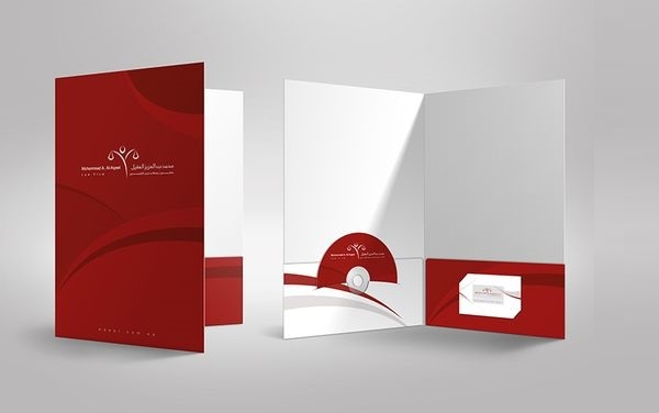 Các Mẫu Thiết Kế Folder Đẹp, Ấn Tượng Cho Doanh Nghiệp 2026 46 Mẫu thiết kếfolder có khe đựng cd và danh thiếp sang trọng