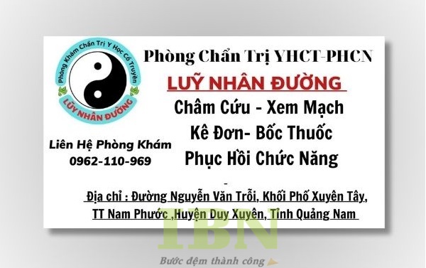 Mẫu name card đông y thiết kế theo yêu cầu