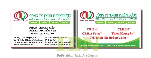 Mẫu danh thiếp đông y thiết kế theo yêu cầu
