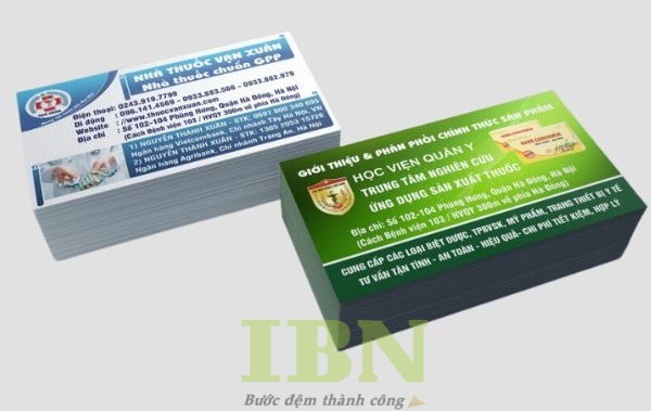 Mẫu card vist đẹp cho phòng khám đông y