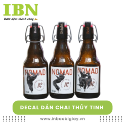 decal dán chai thủy tinh