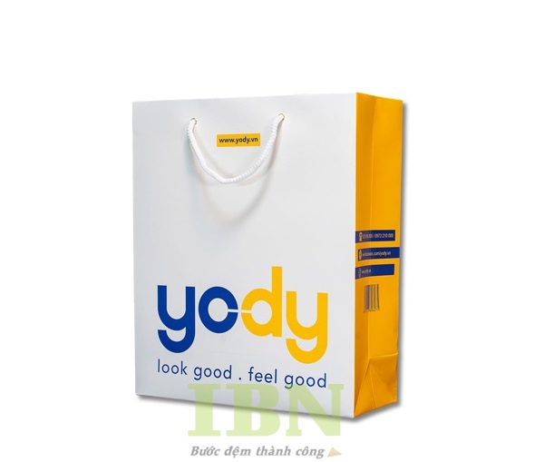 Mẫu túi giấy YODY thiết kế ấn tượng