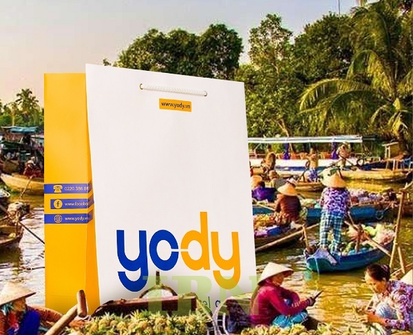 Mẫu túi giấy thời trang YODY sang trọng