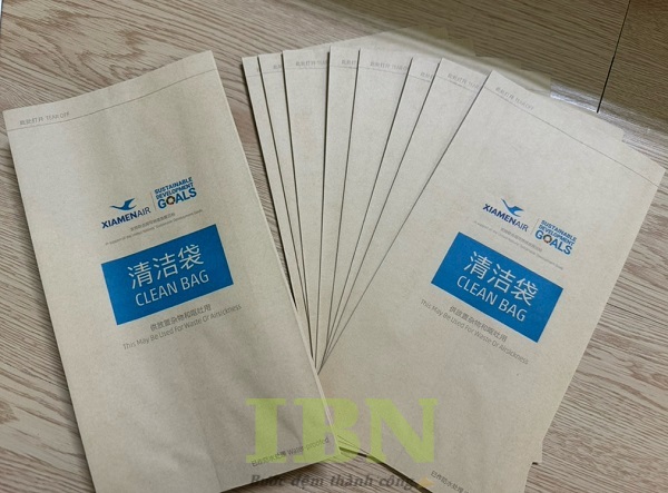 Mẫu túi nôn hãng máy bay Trung Quốc