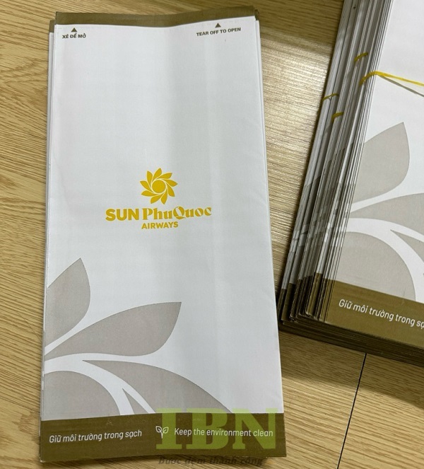 Mẫu túi giấy nôn SUN Phú Quốc