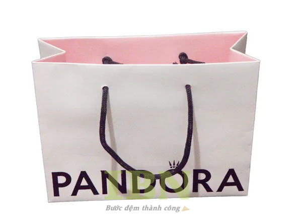 Mẫu túi giấy Pandora thiết kế túi giấy sang trọng