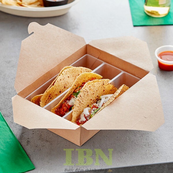 Hộp Giấy Đựng Bánh Tacos 14 Kỹ thuật gia công sau in