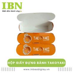 hộp giấy đựng bánh Takoyaki