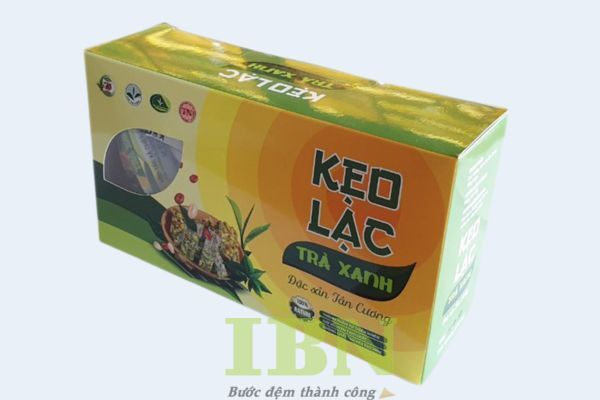 Mẫu hộp đựng kẹo lạc đẹp, thiết kế dáng nắp gài