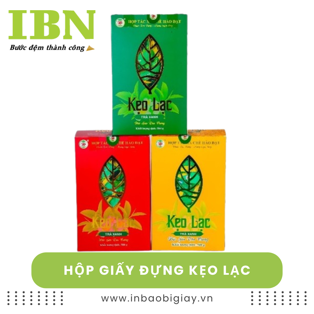Hộp Giấy Đựng Kẹo Lạc 21 Hộp Giấy Đựng Kẹo Lạc
