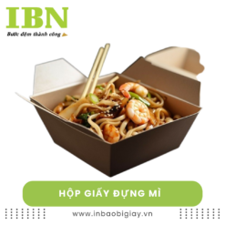 hộp giấy đựng mì