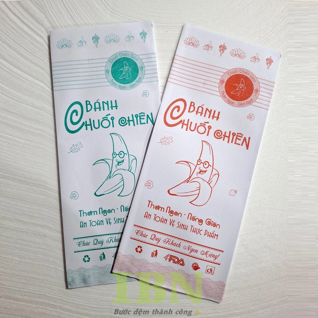 Mẫu túi đựng chuối chiên dáng dẹt
