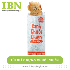 túi giấy đựng chuối chiên