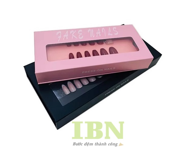 Hộp Đựng Nail Box 39 In hộp giấy đựng nail box thiết kế đẹp, giá cạnh tranh tại In Bảo Ngọc