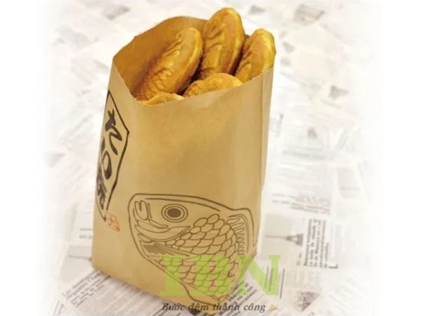 Mẫu túi giấy đựng bánh Taiyaki