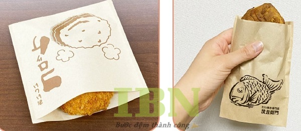 Mẫu túi đựng bánh cá thiết kế đơn giản, dễ sử dụng
