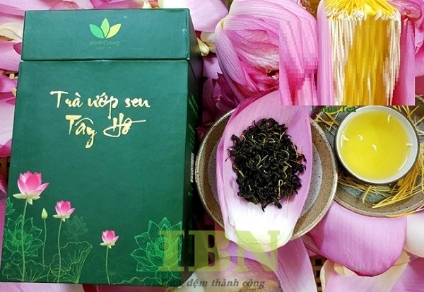 In Hộp Đựng Trà Sen 24 Hộp giấy cứng đựng trà sen cao cấp