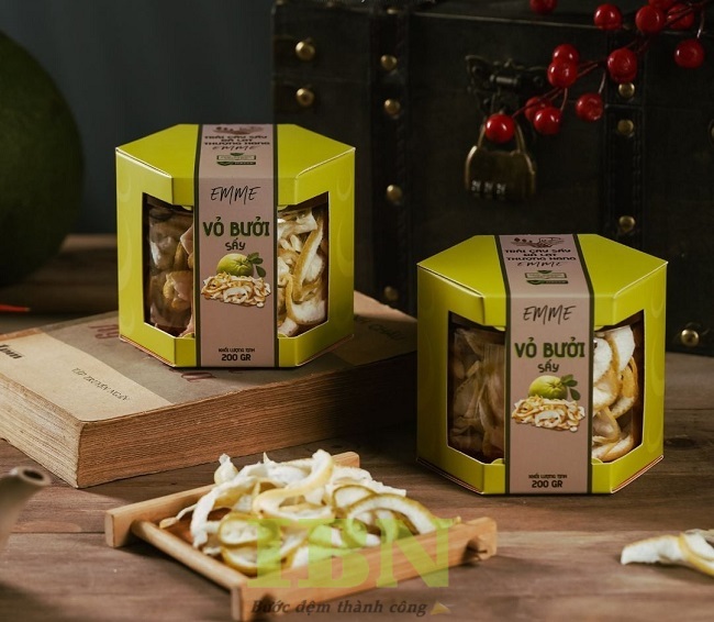 Hộp Giấy Đựng Vỏ Bưởi Sấy 20 In hộp giấy đựng vỏ bưởi sấy dẻo chuyên nghiệp, uy tín tại In Bảo Ngọc