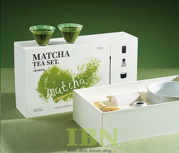 Lợi ích khi in hộp giấy đựng matcha tại In Bảo Ngọc