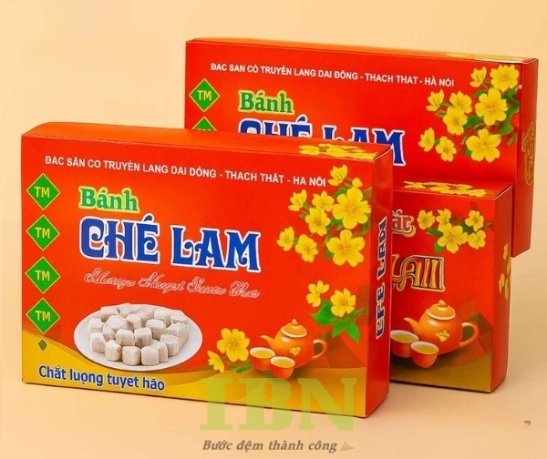 Hộp Giấy Bánh Chè Lam 20 Quy cách in hộp giấy bánh chè lam tại In Bảo Ngọc