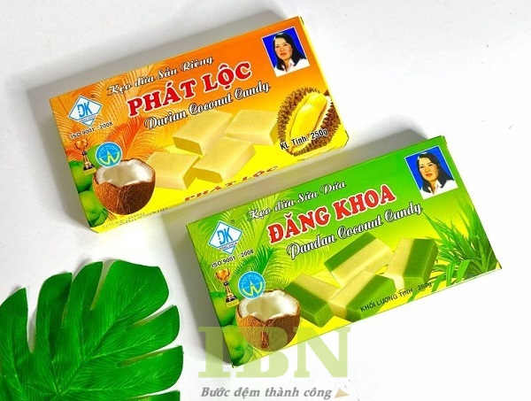 Mẫu hộp đựng kẹo dừa đẹp, chất lượng