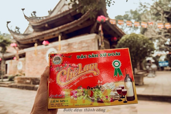 Mẫu hộp giấy đựng bánh chè lam đặc sản