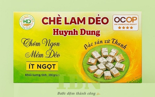 Mẫu bao bì hộp bánh chè lam dẻo
