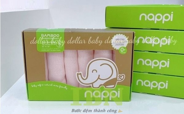 Mẫu hộp giấy kraft đựng khăn sữa thiết kế đẹp