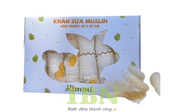 Mẫu hộp giấy đựng khăn sữa cửa sổ hình con thỏ