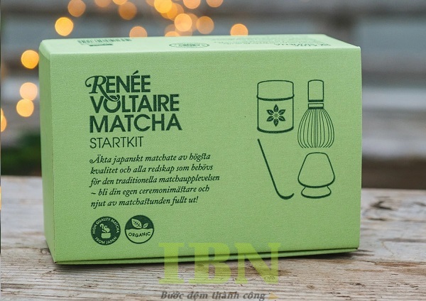 Mẫu hộp đựng matcha theo set làm quà tặng