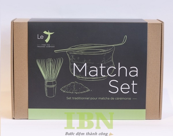 Mẫu hộp giấy đựng matcha theo set