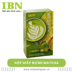 hộp giấy đựng matcha