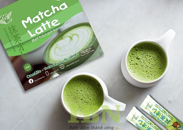 Mẫu hộp đựng bột trà xanh thiết kế ấn tượng