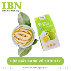 hộp giấy đựng vỏ bưởi sấy