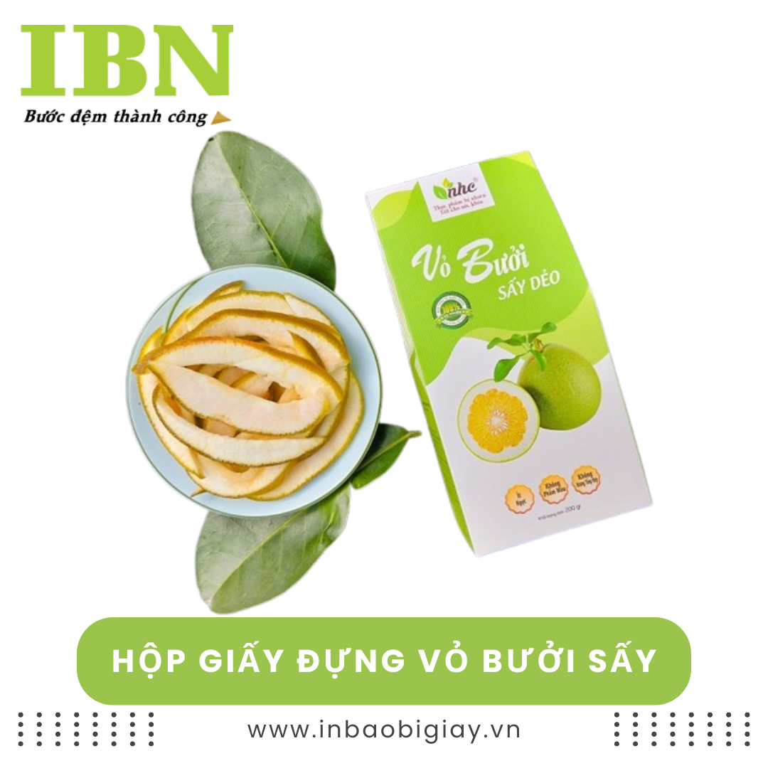 Hộp Giấy Đựng Vỏ Bưởi Sấy 17 hộp giấy đựng vỏ bưởi sấy