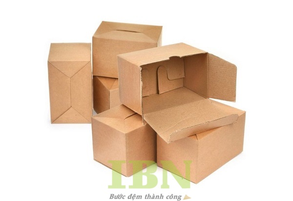 Mẫu hộp giấy carton xếp đáy, nắp gài