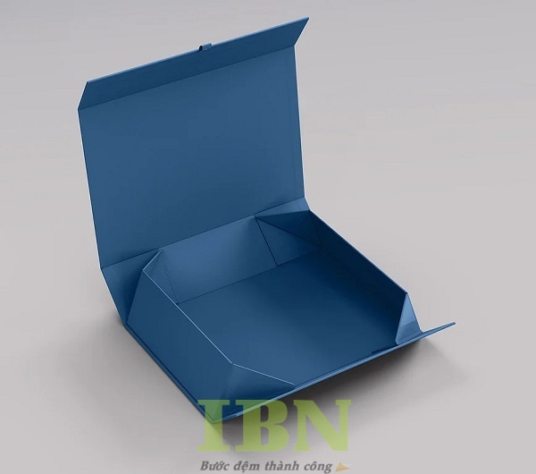 Mẫu hộp giấy carton lạnh xếp đáy, nắp nam châm