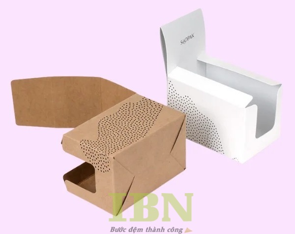 Mẫu hộp xếp đáy thiết kế độc đáo