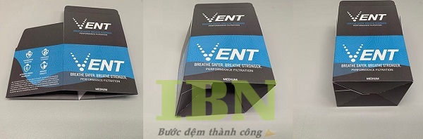 Mẫu hộp giấy ivory xếp đáy nắp gài đơn giản