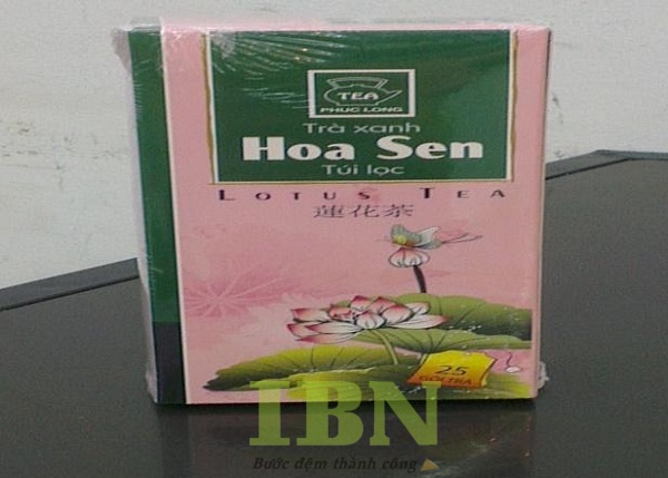Mẫu hộp đựng trà sen bằng chất liệu giấy mềm