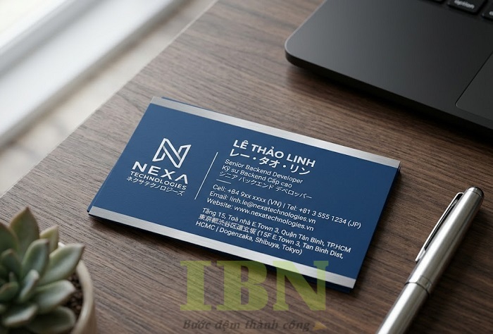 50+ Mẫu Card Visit Song Ngữ Chuyên Nghiệp, Đầy Đủ Thông Tin 3