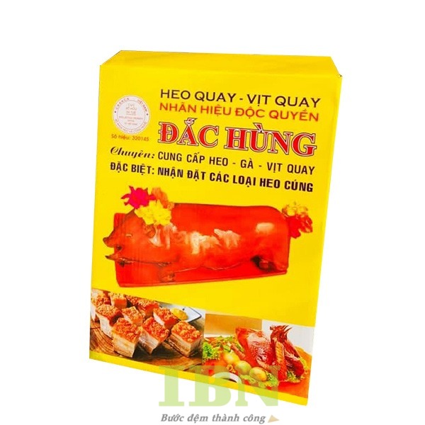 Mẫu hộp giấy đựng heo thiết kế kiểu nắp gài