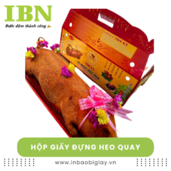 hộp giấy đựng heo quay