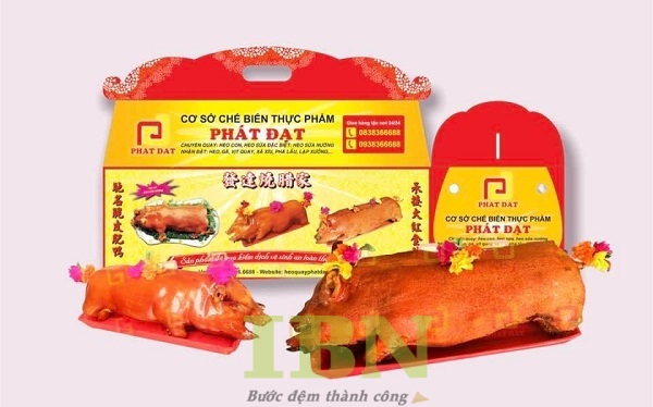 Mẫu hộp giấy carton đựng heo thiết kế đẹp, thu hút