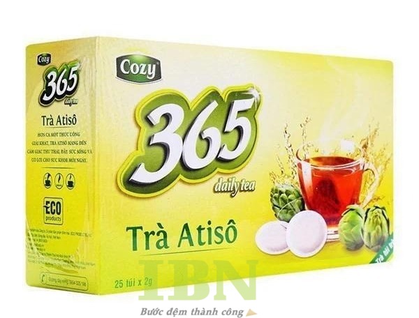Mẫu hộp đựng trà atiso túi lọc