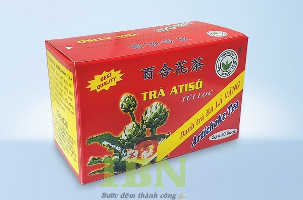 Mẫu hộp đựng trà atiso kiểu nắp gài