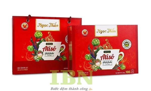 Mẫu hộp đựng trà atiso cao cấp, thiết kế bắt mắt